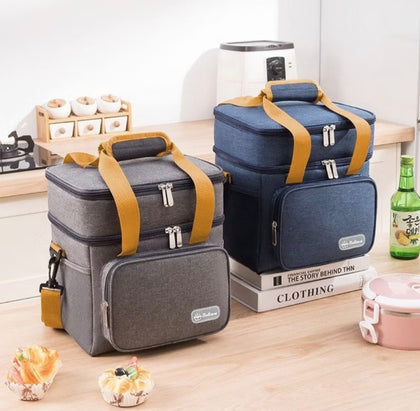 Bolsa Térmica Marmita Lancheira Grande Alça  Ombro.