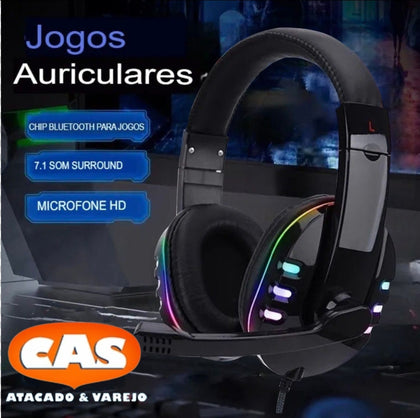 Fone de Ouvido Gamer Headset Compatível Pc, Ps4, Xbox One P2