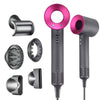 Secador de Cabelo 110v Supersônico Profissional 1600w Multifuncional 5 Tipos de Bocais Led Indicativo e Controle de Velocidade Tecnologia de Ar Múltiplo.