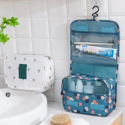 Necessaire Feminina Viagem Gancho Organizadora Mala Pendurar! Cores variadas