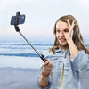 Bastão Pau de Selfie Tripé Retrátil Com Luz Led Controle Bluetooth Celular