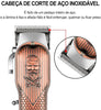 Maquina de Cabelo Barbear Profissional Indicador Lcd Cortes