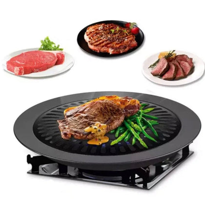 Churrasqueira Para Fogão Top grill Sem Fumaça 32cm