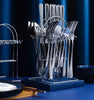Talheres de Aço Inox 24 Peças Prata Garfo