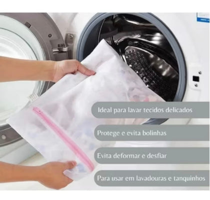Kit Com 5 Saco Para Lavadora de Roupas Vários Tamanhos