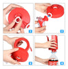 Dispenser Suporte Com Torneira Para Garrafa de Refrigerante Vermelho