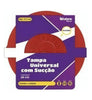 Kit 3 Tampa Universal Silicone 26 Cm Com Sucção.