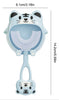 Escova de dente Silicone Macio Infantil Em Forma de U 360 Graus  2 Anos a 12 anos. Azul