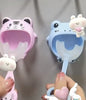 Escova de dente Silicone Macio Infantil Em Forma de U 360 Graus  2 Anos a 12 anos. Azul