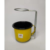 Coador  Caneca Esmaltada  Coador Individual  - Amarelo