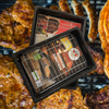 Kit 2 assadeira Retangular Esmaltada Com Grill -  Pequena 31 X 20,7 Cm / Grande 26,5 X 38x5cm