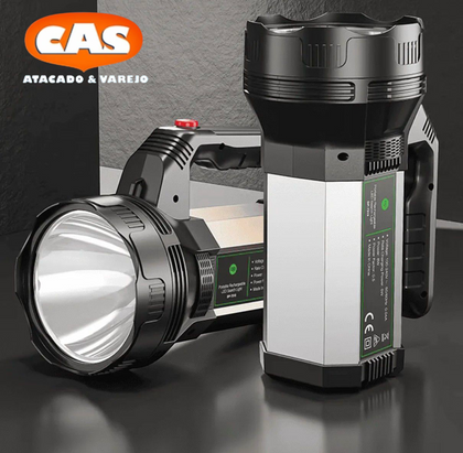 Lanterna Portátil 5w Bateria de 6000mah Duration Power