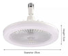 Ventilador de Teto Led Com Controle Remoto e 3 Modos de Iluminação.
