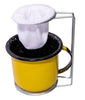 Coador  Caneca Esmaltada  Coador Individual  - Amarelo