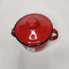 Açucareiro Retrô Esmaltado - Vermelho