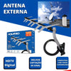 Kit Antena Externa Digital Aquário Dtv-1500 + Acessórios