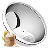 Escorredor de Arroz Inox 25cm Para Alimentos Macarrão Saladas 26cm.
