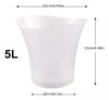 Balde de Gelo Iluminado Com Caixa de Som Bluetooth 20w - 5 Litros