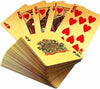 Kit  2 Jogos Baralho Dourado Resistente À Água e Anti-rasgo – Luxo e Durabilidade Em Cada Carta!