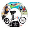 Bomba de Ar Portátil Com Bateria para carro e Motocicleta  120w: Encha Seus Pneus Com Facilidade.