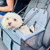 Cadeirinha Assento Pet Para Carro Transporte Cão Gato Cinza / preto 40cm X 36cm Segurança Conforto Praticidade Para o Seu Pet.
