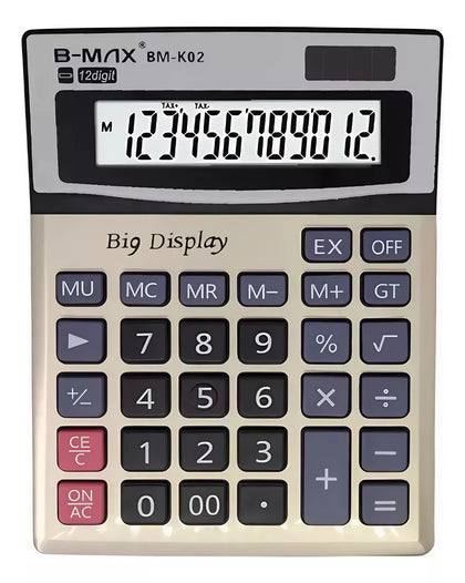 Calculadora de Mesa 12 Dígitos Escritório Balcão Comercial