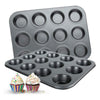Kit 2 unidades Forma Antiaderente 12 Furos Cupcakes.