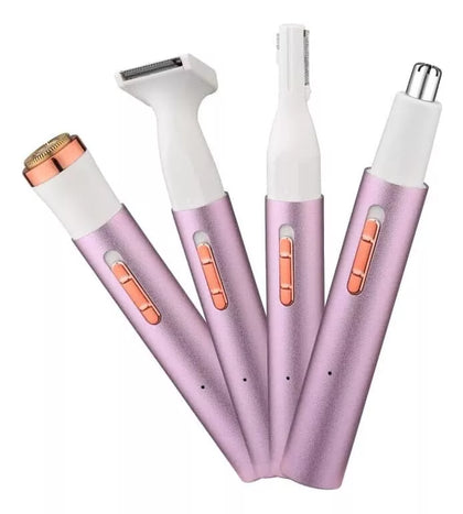 Depilador Elétrico Recarregável Usb 4x1. Essencial para viagem