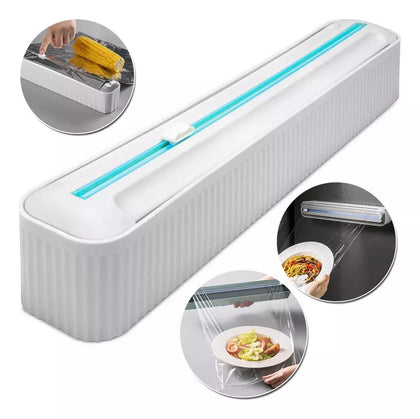 Dispenser de Papel Filme Plástico Preservação de Alimentos