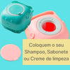 Kit Escova Pet Com Dispenser + Luva Nano Magnética.