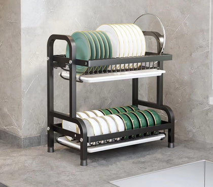 Escorredor de Louça Inox 16 Pratos  41 Cm