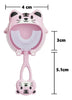 Escova de Dente Silicone Macio Infantil Em Forma de U 360 Graus  2 Anos a 12 Anos. Rosa