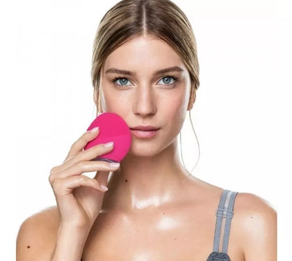 Kit 02 Esponja Elétrica Para Limpeza Facial, Resistente à Água  Ultrassônica Regenerativa. Pink e Rosa