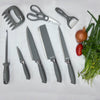 Kit Churrasco 4 Peças Com Estojo Aço Inox Churrasco e Cozinha