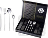 Talheres Premium Kit 24 Peças Em Aço Inox  Luxo. Prata
