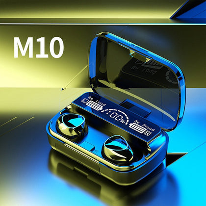 Fone de Ouvido Bluetooth Tws M10 - Resistente À Água e Ideal Para Esportes