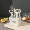 Conjunto de Cozinha Completo Abridor Fuê Tesoura Utensílios