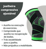 Kit Par de Joelheiras de Compressão Ajustável Proteção Esportiva Articulação Dores Ortopédica Esportes Ginastica Crossfit Futebol Volei Basquete Corrida.