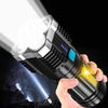 Kit de Lanterna Tática Recarregável + Lanterna de Cabeça Led Corpo Motion Camping Torch Light Lamp Com Usb