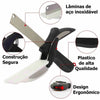 Kit 2 Tesoura Corta Legumes 2 em 1.