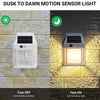 Luminária Arandela Solar de Parede Branca Sensor Presença.