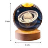 Luminária de Mesa Decorativa - Bola de Cristal 3d Com Efeito Estiloso e Iluminação Suave