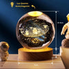 Luminária de Mesa Decorativa - Bola de Cristal 3d Com Efeito Estiloso e Iluminação Suave