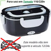 Marmita Elétrica Veicular Carro Casa Bivolt 12v/24v 110/220v. Preta