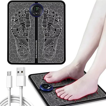 Massageador  Elétrico Para Os Pés Perna Preto 110v/220v. Alivio Imediato Das Dores e Inchaços