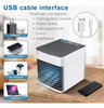 Mini Ar-condicionado Portátil Usb 3 Em 1 – Climatizador e Umidificador Com 3 Níveis de Velocidade