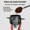 Coador de Café de Inox Individual Portátil Mini Cafeteira.