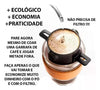 Coador de Café de Inox Individual Portátil Mini Cafeteira.