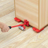 Movimentador Móveis/eletrodomésticos Pesados - Kit 7 Peças. Até 150 kg. Cores variadas