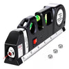 Nível Laser Multiuso 4 Em 1 – Ferramenta Profissional Com Laser, Régua, Fita Métrica e Nível.